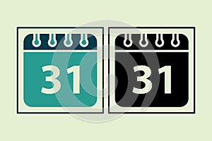 Calendar icon. icon related to UI elements. suitable for web site, app, user interfaces,element, printable etc. solid icon style.