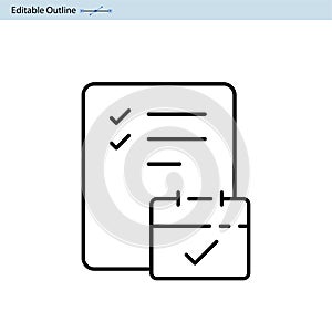 Calendar icon, Schedule icon, Business document, Planning icon, Appointment, Organiser, Project Agenda, Date and Time, Progress re