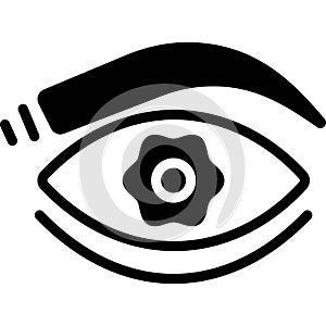illustration with isolated backgroundBlurred Vision photo