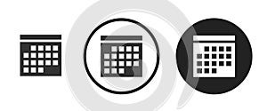 Calendar icon . web icon set .