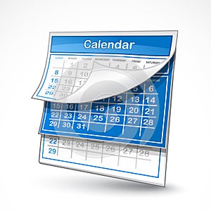 Calendar illustration