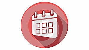 Calendar with important dates, symbolizing scheduling, vector design Generative AI