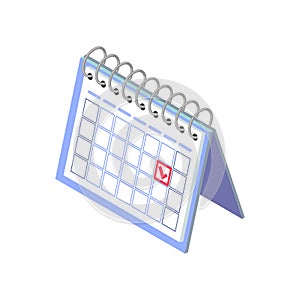 Calendar Isometric Icon