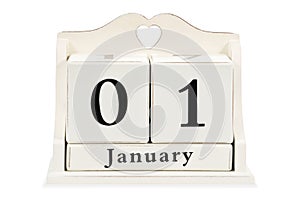 On the calendar January 1