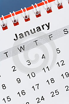 Calendar January