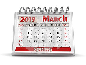 Calendar - March 2019