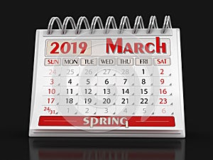 Calendar - March 2019