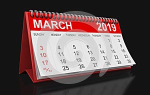 Calendar - March 2019