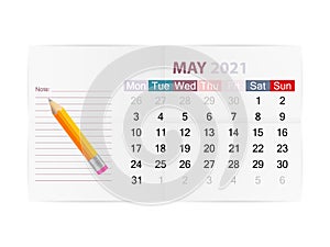 Calendar May 2021