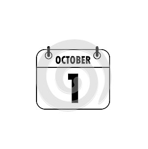 Calendar of October 1,China`s National Day on October 1st.