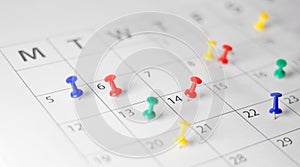Calendar Page Business Events Busy Scheduling