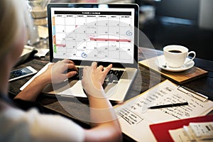 Calendar Planner Organization Management Remind Concept