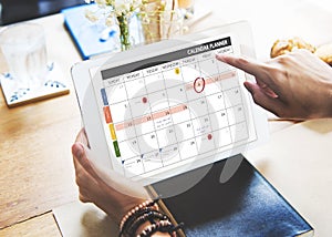 Calendar Planner Organization Management Remind Concept