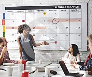 Calendar Planner Organization Management Remind Concept photo