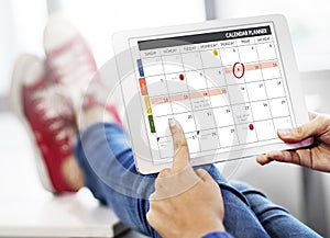 Calendar Planner Organization Management Remind Concept photo