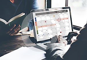 Calendar Planner Organization Management Remind Concept photo