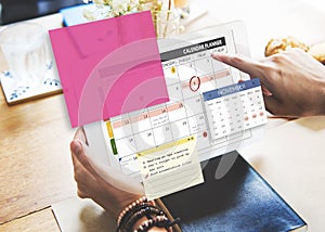 Calendar Planner Planning Organizer Note Concept