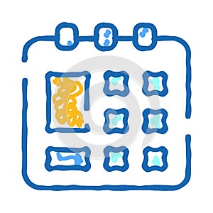 Calendar planning event schedule date management icon