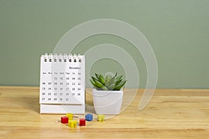 Calendar reminder event Concept. Calendar and pins for Planner and organizer to plan and reminder daily appointment , meeting