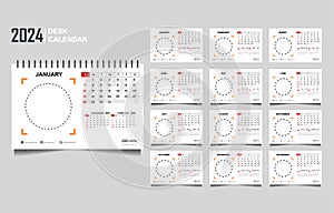 calendar set template for 2024 year