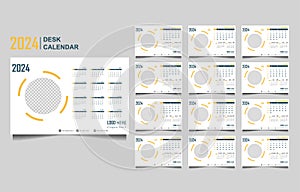 calendar set template for 2024 year