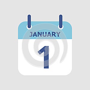 Calendar 1st January