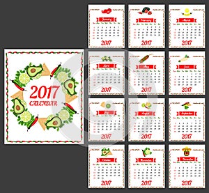 2017 calendar template photo