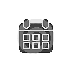 Calendar vector icon.