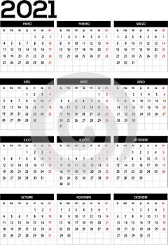 Calendar year 2021