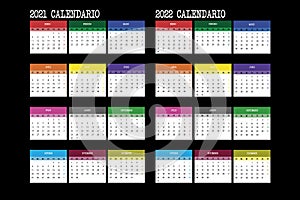 Calendar year 2021 2022