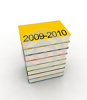 Calendars - isolated on white background