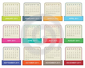 Calender for 2011