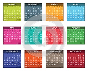 Calender for 2011