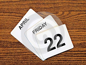 Calender Earth Day 2011