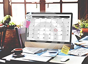 Calender Planner Organization Management Remind Concept