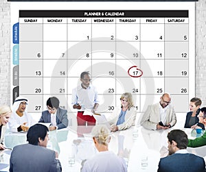 Calender Planner Organization Management Remind Concept