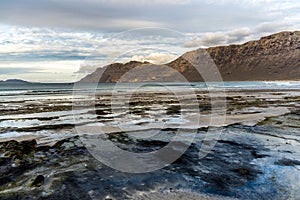 Caleta de Famara beach in Lanzarote