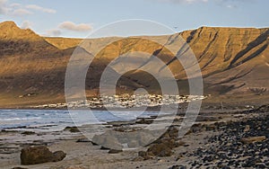 Caleta De Famara Beach, Lanzarote, Spain