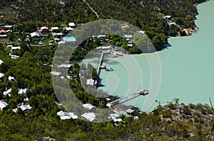 Caleta Tortel, a tiny coastal hamlet located in the midst of Aysen Southern Chileâ€™s fjords