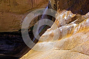 Calf Creek Falls from the Side