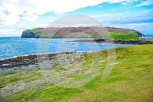 Calf Sound landscape in the Isle of Man