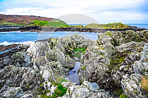 Calf Sound landscape in the Isle of Man
