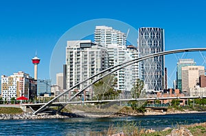 Calgary Downtown as Viewed From St. Patrick's Island