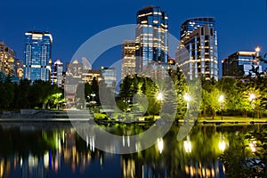 Calgary Downtown at Night