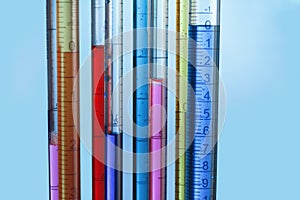 Calibrated pipettes in the laboratory