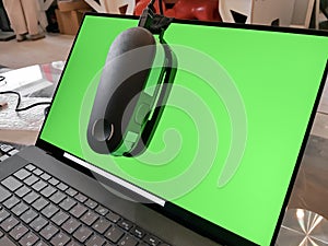 Calibration of laptop led green screen,monitor color.Computer display calibration for true accurate rgb colors