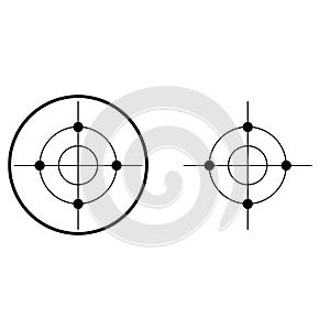 Calibration vector icon. metrology illustration sign. calibrate symbol. photo