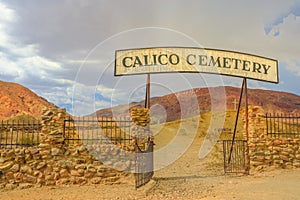 Calico Cemetery Ghost Town