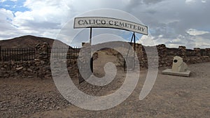 Calico Cemetery Ghost Town