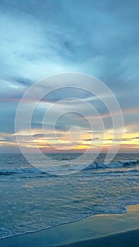 Calicut Beach Sunset Portrait